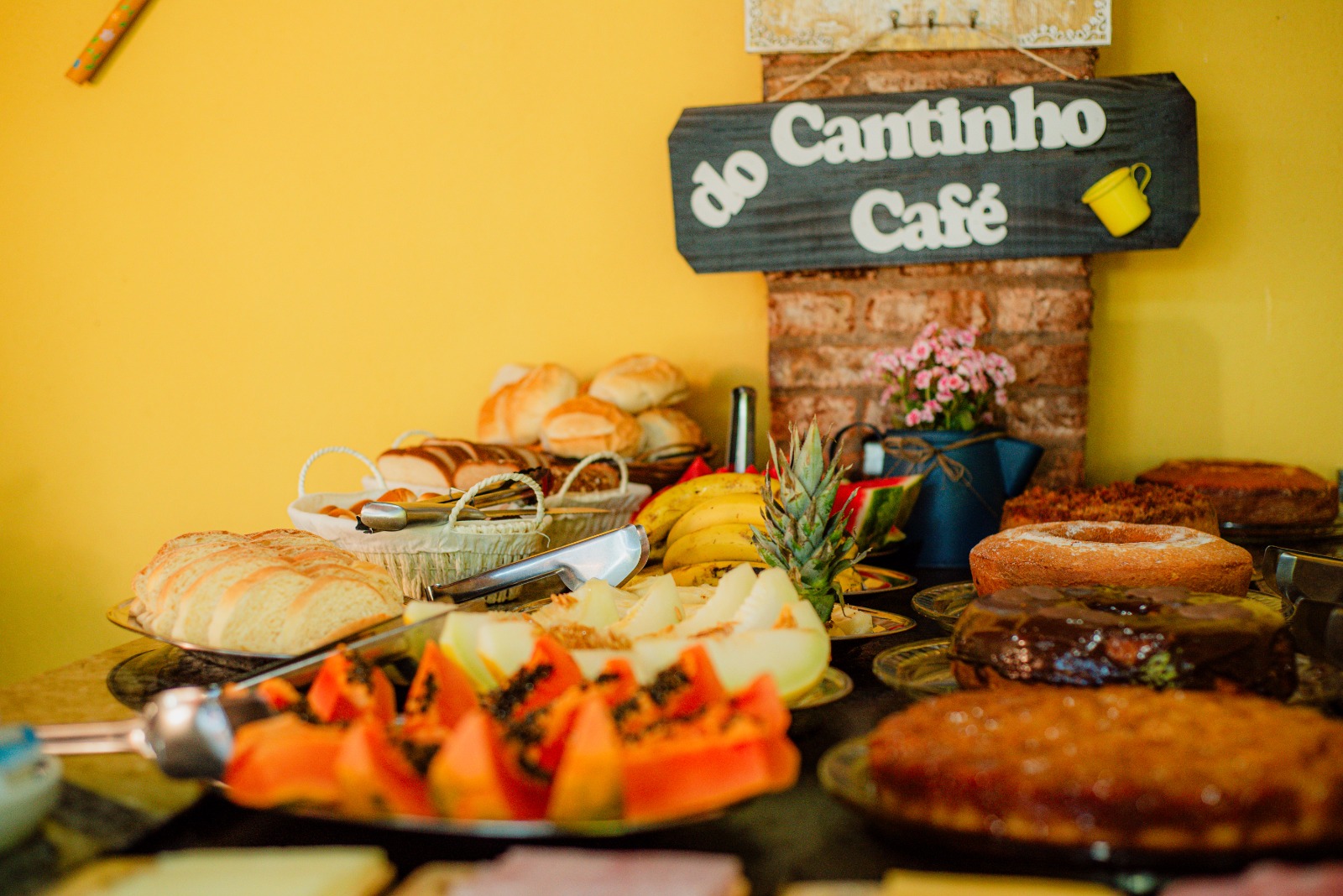 Foto do cafe da manhã oferecido